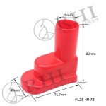 廠家直銷(xiāo)電瓶直接端子保護(hù)套,蓄電池直接端子絕緣套